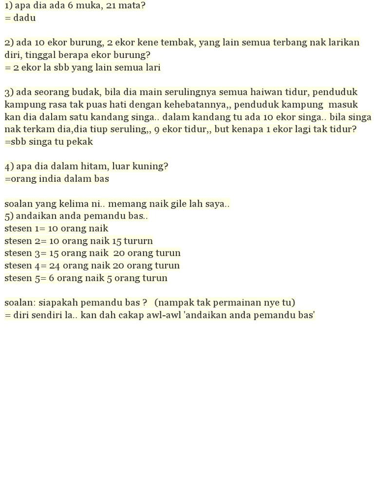 Teka Teki Pdf