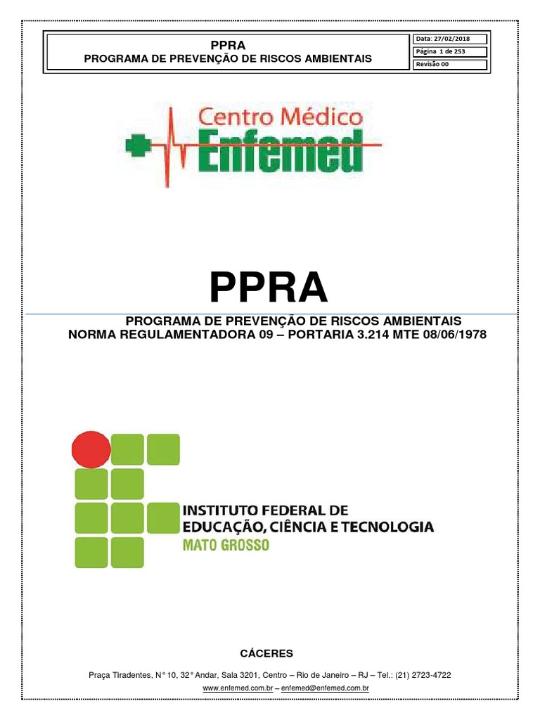 Ppra - Programa de Prevencao de Riscos Ambientais | PDF | Bibliotecas ...