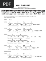 OH! DARLING - Ukulele Chord Chart PDF