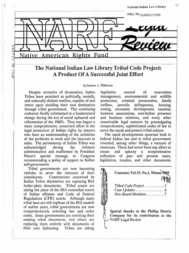NRL Company Legal Documents PDF Native Americans In The United