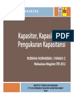 KS - Kapasitor & Kapasitansi - Rudiana N - 23212080