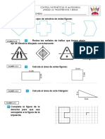 Examen 4º Mates UD 13 Movimientos y Áreas