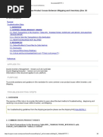 FAQ: Troubleshooting Cross-Product Issues Between Shipping and Inventory (Doc ID 837777.1)