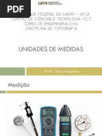 Aula 2 - Unidades de Medidas. Escalas Numéricas e Gráficas - Copia