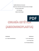 Informe Cirugia Estetica (Maria R. Paola L. Hendrick V)