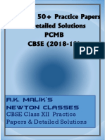 Class 12 Practice Paper & Solutions PDF