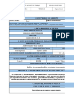 Registro Reporte Accidente de Trabajo Fernando Vidal