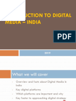 Introduction To Digital Media Trends in India 2019