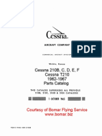 Cessna 210 Parts Catalog 1962-1967