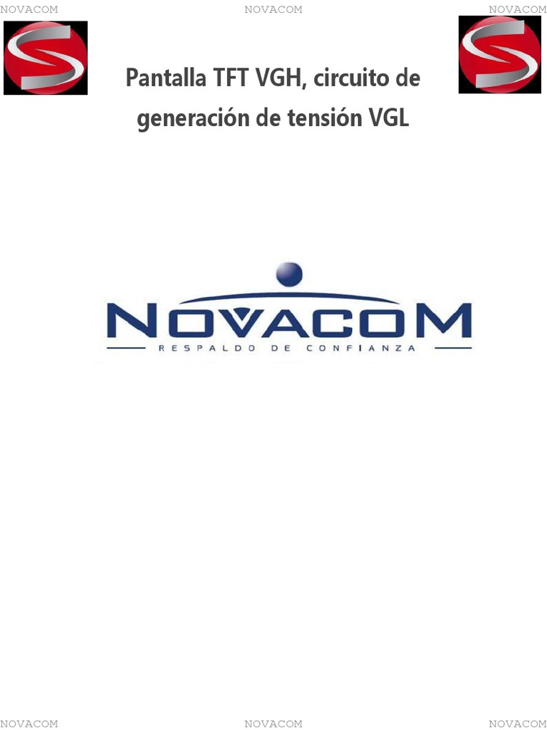 Voltajes VGH y VGL en TFT LCD | PDF | Rectificador | Pantalla de ...