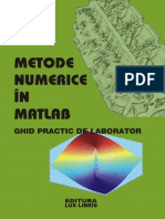 Metode Numerice in MATLAB _ Ghid Practic de Laborator