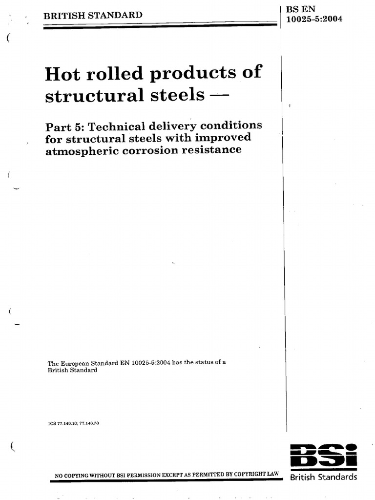 En 10025-5 | PDF