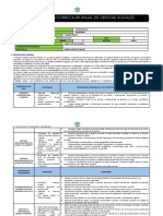 Programación curricular anual de Ciencias Sociales