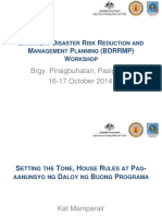 Barangay Disaster Risk Reduction and Man