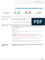 SEO Report For: Seo Score Passed Checks Failed Checks Warnings