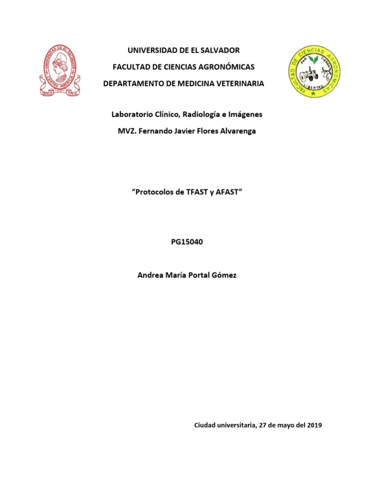 Protocolos de Tfast y Afast | PDF | Ultrasonido médico | Lesión