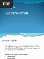 6 Symbol Table