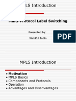 MPLS Introduction: Multi-Protocol Label Switching