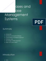 Databases and Database Management Systems