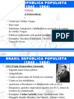 História Do Brasil - República Populista