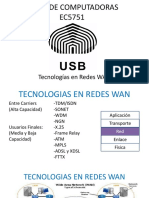 Redes de Computadoras EC5751: Tecnologías en Redes WAN