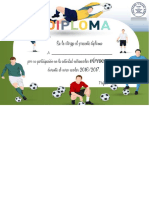 Diploma Fútbol