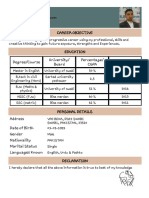 Resume Abdus Samad Format7