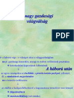 II. 4 A Világgazdaság A 20-As, 30-As Években