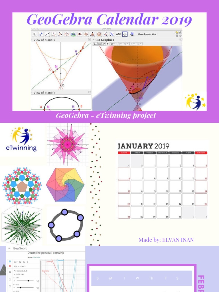 GeoGebra Calendar 2019 Overview | PDF