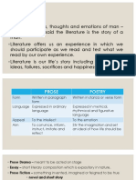 Divisions of Literature