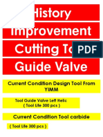 History of Improving Tool Guide Valve Design and Tool Life