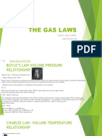 The Gas Laws: Cortez Vince Robert Linghon Quisha