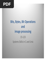 Bits, Bytes, Bit Operations and Image Processing Image Processing