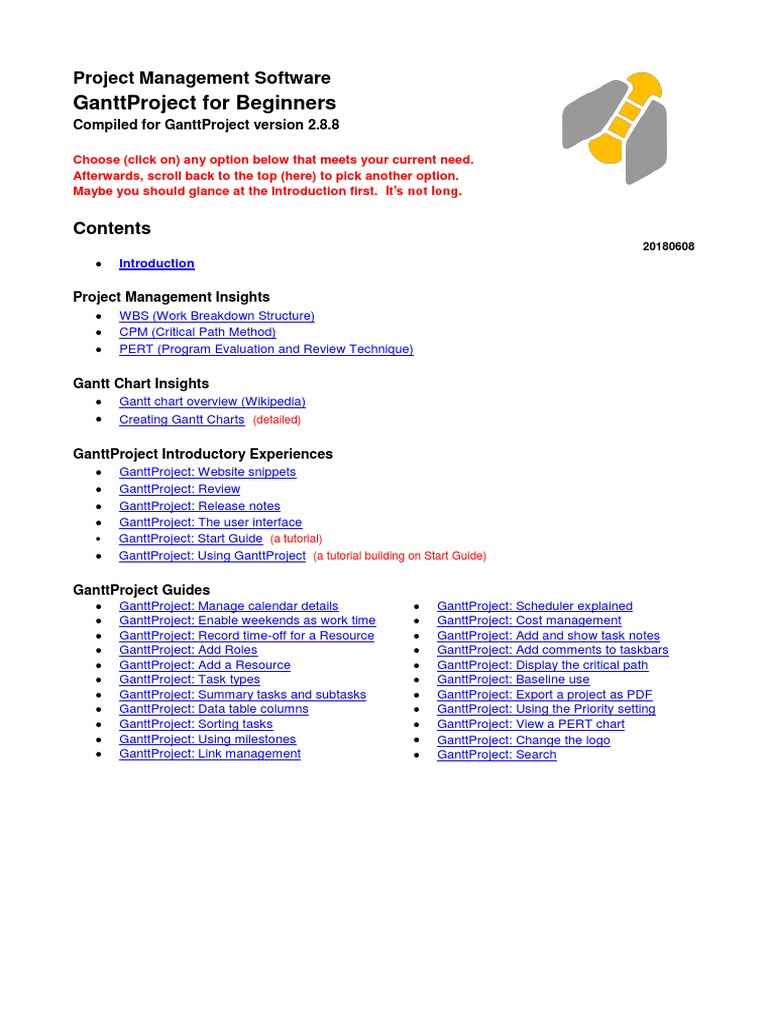 Ganntproject Introduction For Beginners Project Management Computing