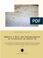 Memória e Mito dos Descobrimentos na Literatura do Século XX