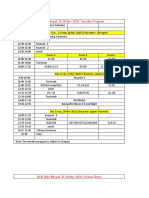 Program Schedule