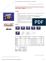 Universal Single Ended Tube Output: 125SE Series