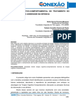 171 Terapia Cogntivo Comportamental No Tratamento Do Transtorno de Ansiedade Na Infância. Pág. 1654 1670