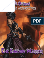 Rogue Genius - Options Rogue Archetypes - Shadow Warrior