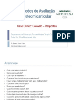 Caso Cotovelo - Checklist Anamninese