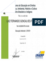 Certificado - ambiental