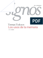 Tzvetan Todorov (2013) - Los Usos de La Memoria