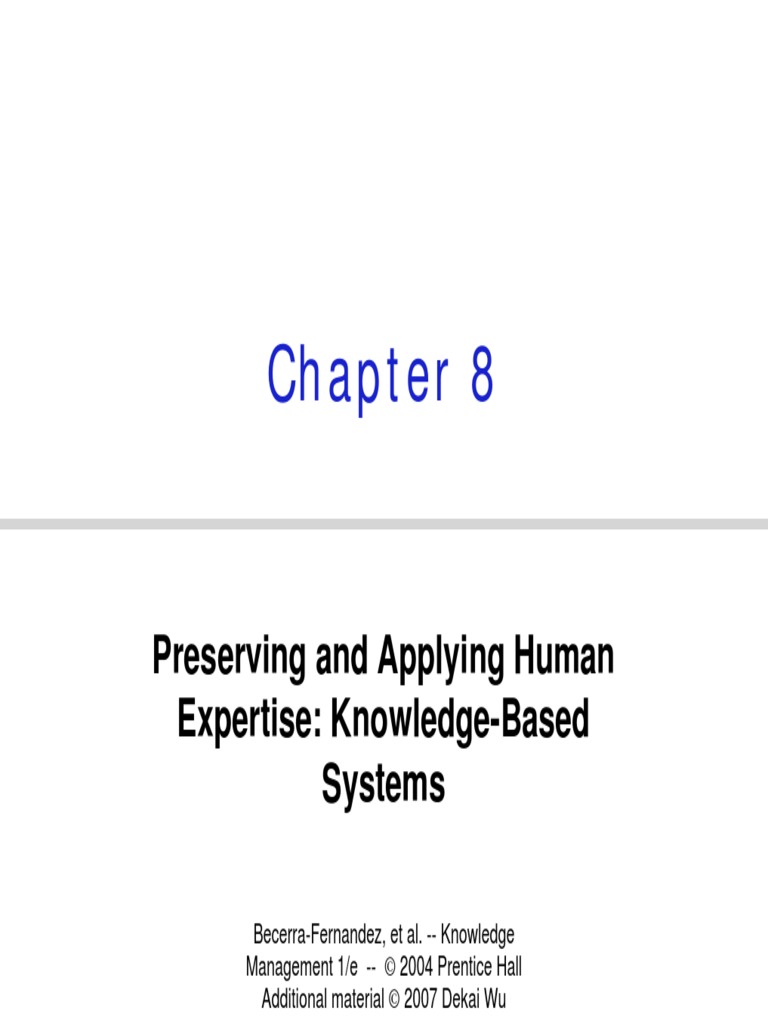 Knowledge Based Systems | PDF | Knowledge Representation And Reasoning ...