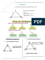 Triángulos: propiedades y problemas resueltos