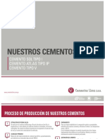 Nuestros Cementos y Proceso Productivo