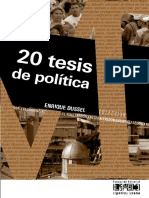 20 Tesis de Politica