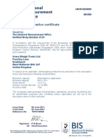 EC Type-Examination Certificate UK/0126/0099: Issued by