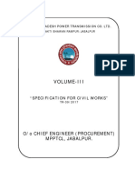 Volume-Iii: O/O Chief Engineer (Procurement) MPPTCL, Jabalpur