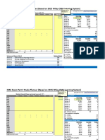 CMA Exam Part 1 and 2 Study Planner