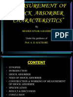 "Measurement of Shock Absorber Characteristics": Shaikh Afsar A.Rashid